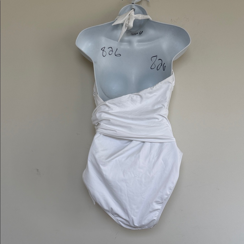 Ralph Lauren Black Label White Wrap Swimsuit - Picture 6 of 16